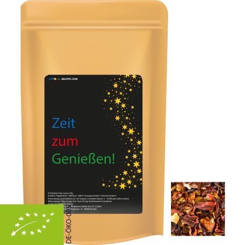 Bio Früchtetee gute Laune, ca. 50g, Standbeutel Midi