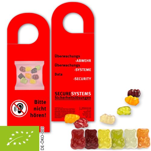 Bio Gummibärchen, ca. 10g, Türhänger