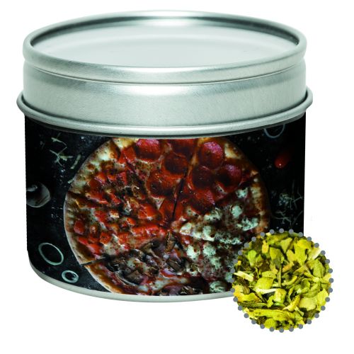 Gewürzmischung Pizza-Kräuter, ca. 16g, Metalldose mit Sichtfenster