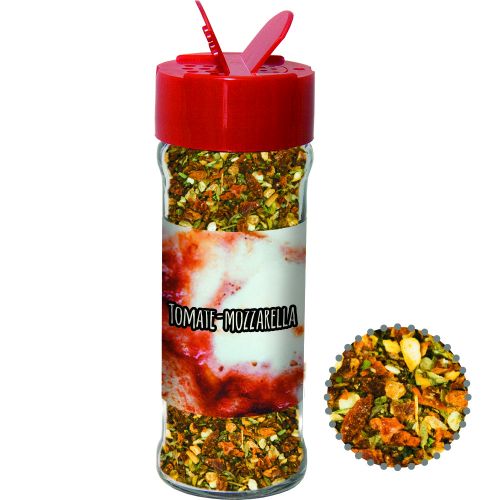 Gewürzmischung Tomate-Mozzarella, ca. 35g, Glas mit Streuaufsatz