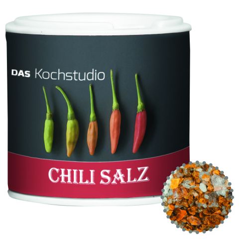 Gewürzmischung Chili-Salz, ca. 25g, Gewürzpappstreuer