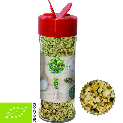 Bio Gewürzmischung Kräutersalz, ca. 50g, Glas mit Streuaufsatz