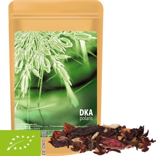 Bio Weihnachts Früchtetee, ca. 20g, Standbeutel Mini