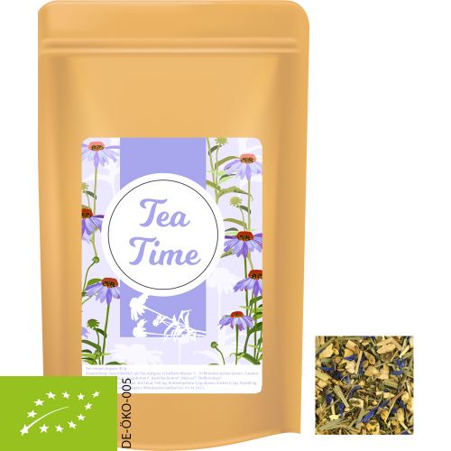Bio Kräutertee Lemon Ingwer, ca. 40g, Standbeutel Midi