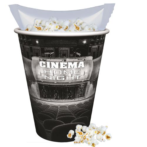 Popcorn salzig (vegan), ca. 10g, Snackbecher Maxi mit Maxi Tüte