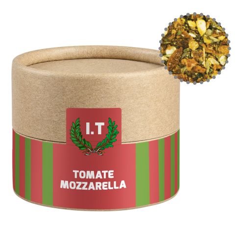 Gewürzmischung Tomate-Mozzarella, ca. 28g, Kraftpapierdose Mini