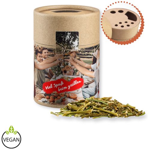Gewürzmischung BBQ Kräuter Rub, ca. 50g, Kraftpapierstreuer Midi