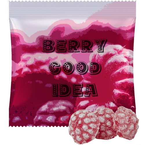 Himbeer Bonbons (vegan), ca. 17g, Midi-Tüte