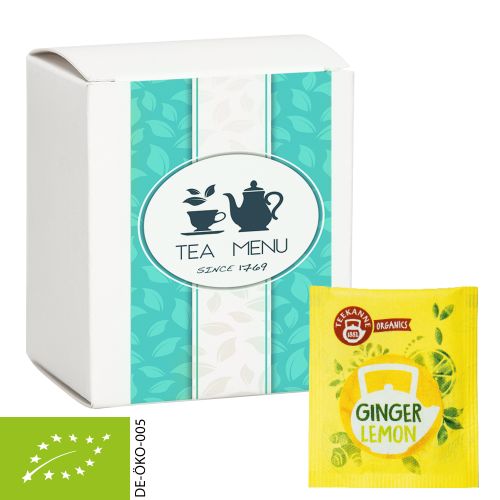 Bio Beuteltee Ginger Lemon, 5 Stück, 9,0g, Faltschachtel
