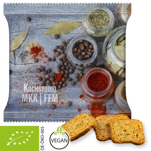 Bio Brot Chips Paprika und Chili (vegan), ca. 20g, Maxi-XL-Tüte