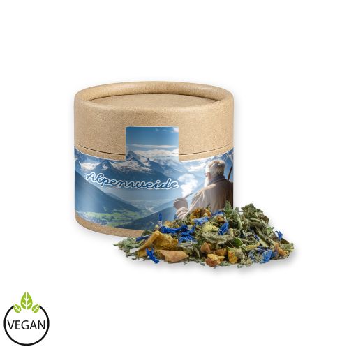 Kräutertee Harmonie, ca. 15g, Kraftpapierdose Mini