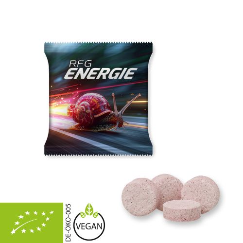 Bio Himbeer Drops (vegan), ca. 5g, Mini-Tüte