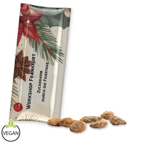 Feuergebrannte Mandeln ohne Zuckerzusatz (vegan), ca. 25g, Snack Stick